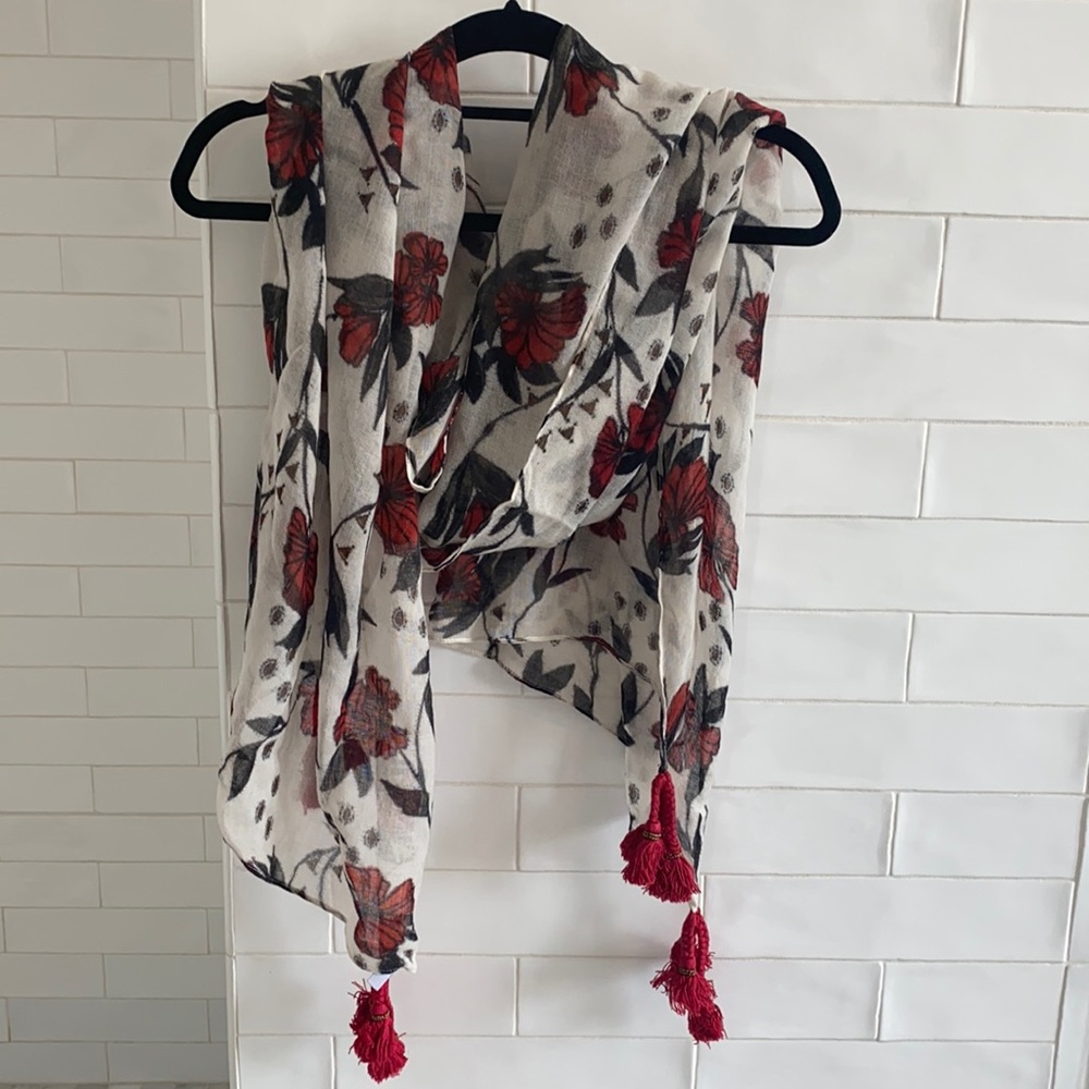 Fossil Tassel Summer Scarf